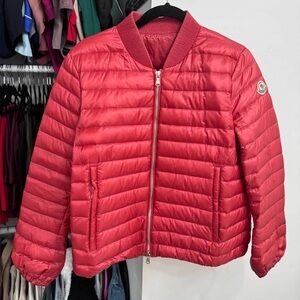 Moncler Red Puffer Jacket